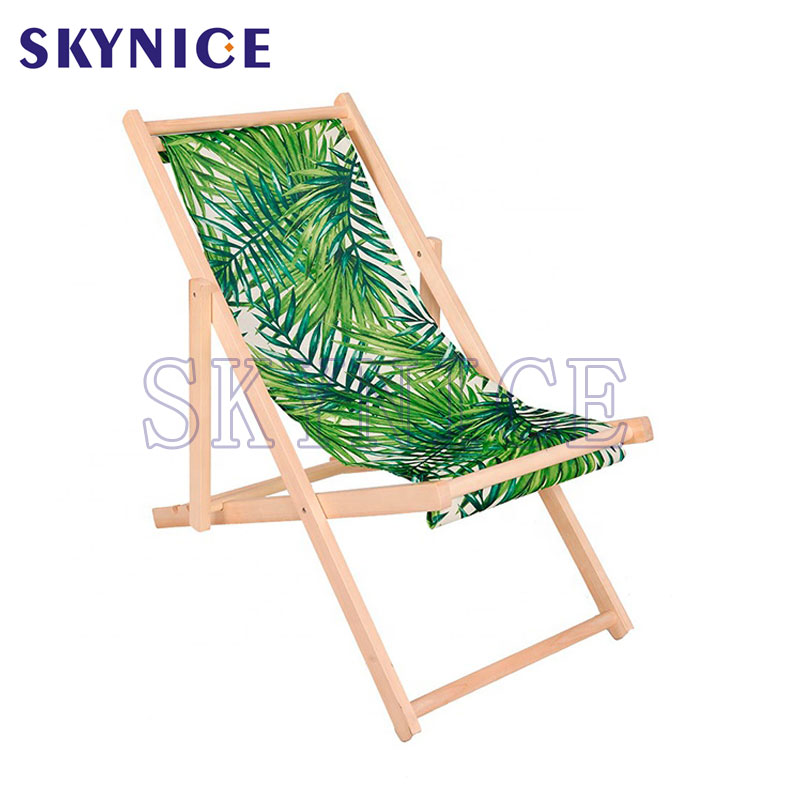 Fotel plażowy z drewna jedwabnego