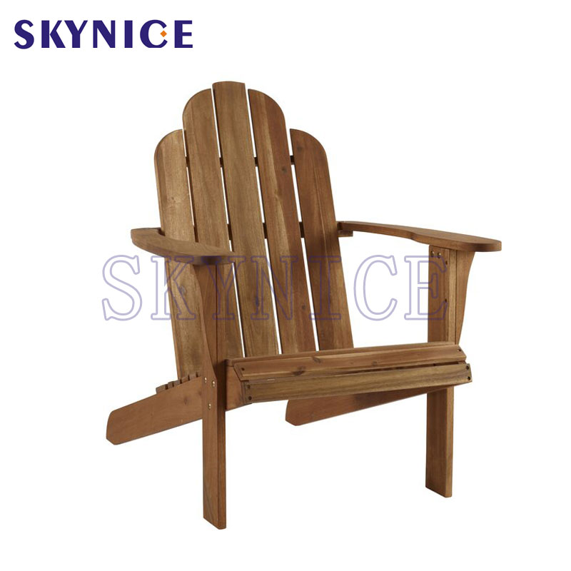 Drewniane krzesło ogrodowe Adirondack